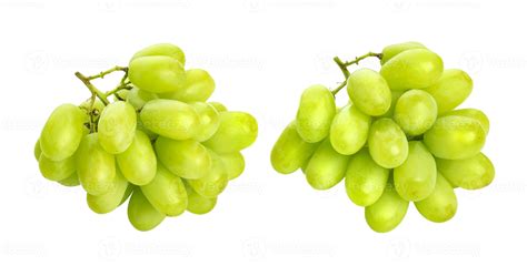 Green grape bunch isolated on white background 35129234 Stock Photo at ...