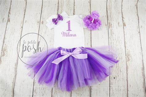 purple birthday outfit purple birthday tutu 1st birthday | Etsy