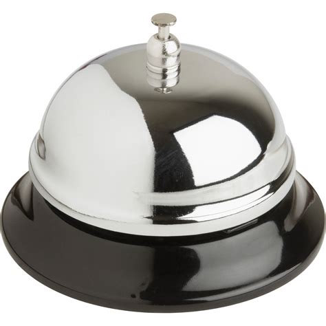 Business Source Nickel Plated Call Bell - Nickel Plated - , Chromed - Steel - Silver, Black ...