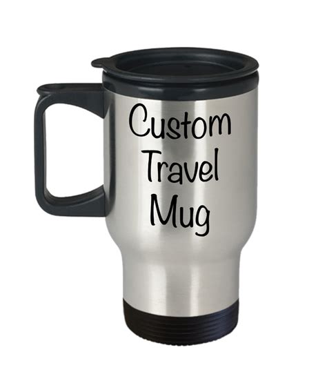 Custom Travel Mug Personalized Travel Mug Stainless Steel | Etsy