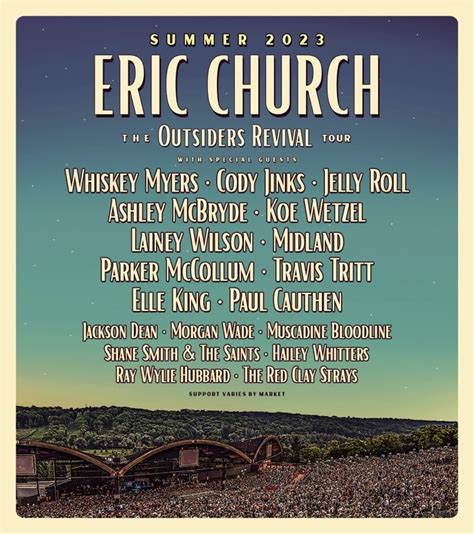 Eric Church Brings A Few Friends Along On 'The Outsiders Revival Tour ...