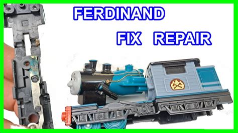 Fix Repair Ferdinand Trackmaster 2010 MAttel Thomas and Friends battery corrosion - YouTube