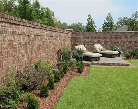 Gallery of Homes | Brick wall gardens, Brick garden, Stone walls garden