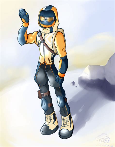 Recent drawing of the Summit striker skin i made! : r/FortNiteBR