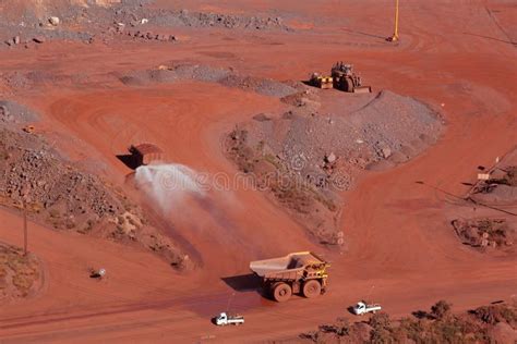 Iron ore mining stock photo. Image of landscape, environment - 23287982