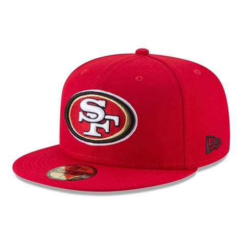 New Era San Francisco 49ers Scarlet Omaha 59FIFTY Fitted Hat