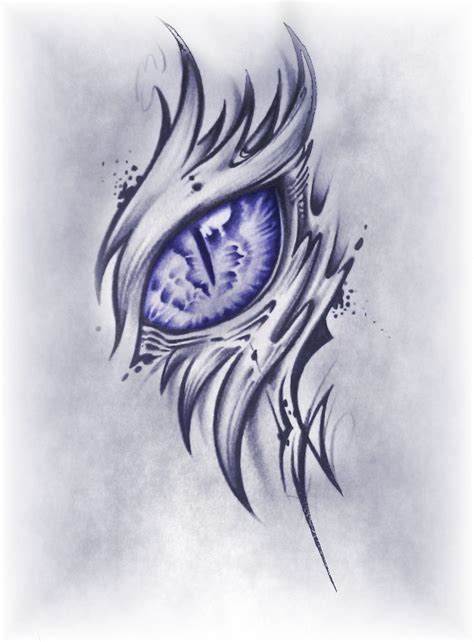 10++ Awesome Dragon eye tattoo drawing ideas