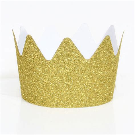 children's birthday party glitter crowns by peach blossom | notonthehighstreet.com