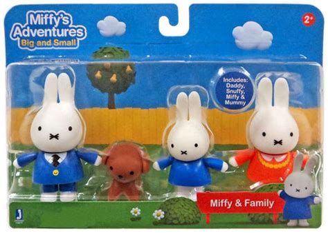 Miffys Adventures Big Small Miffy Friends Exclusive Figure 4-Pack Jazwares - ToyWiz