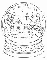 Snow Globe Coloring Pages & Templates  25 Printabulls sketch template