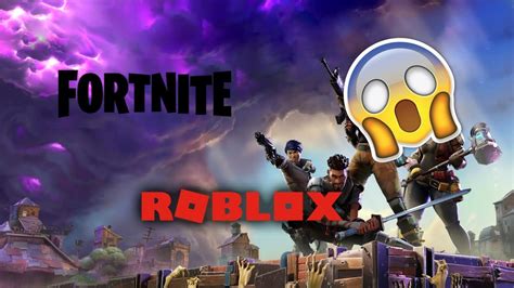 FORTNITE IN ROBLOX??? - YouTube