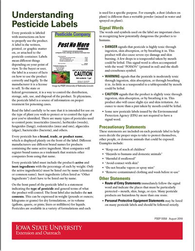 32 Pesticide Label Requirements - Labels Design Ideas 2020