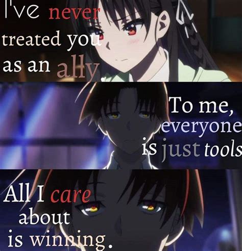 Classroom of the Elite Quotes | Anime Amino