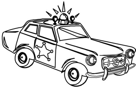 Get This Free Police Car Coloring Pages to Print 33958