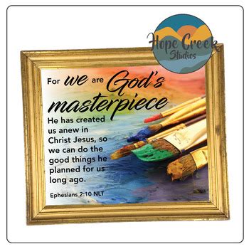 We Are Gods Masterpiece Ephesians 2 10