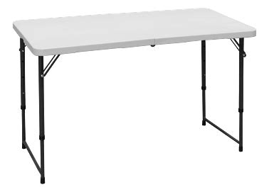 4FT. ADJUSTABLE HEIGHT FOLDING TABLE - GSC Technology