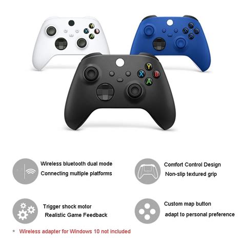 For Xbox Series X/S Bluetooth Wireless Controller Gamepad Joystick ...