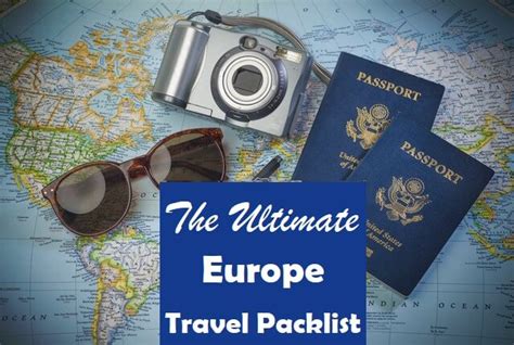 The Ultimate Europe Travel Packing Checklist - Europe Travel Guide