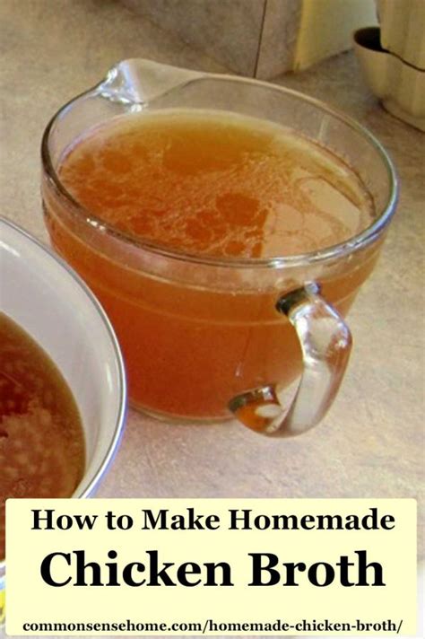 How to Make Homemade Chicken Broth