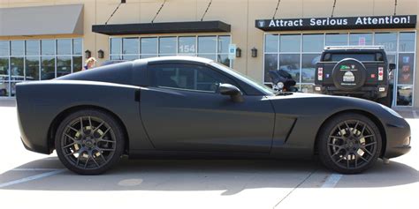 Matte Black Car Wraps Dallas - Zilla Wraps