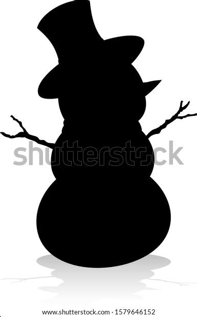 24,760 Snowman Silhouette Images, Stock Photos & Vectors | Shutterstock