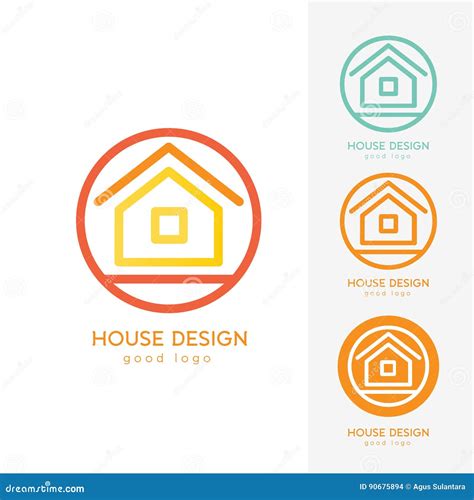 Modernes Haus Logo Design Template Flat Simple Vektor Abbildung - Illustration von graphik ...