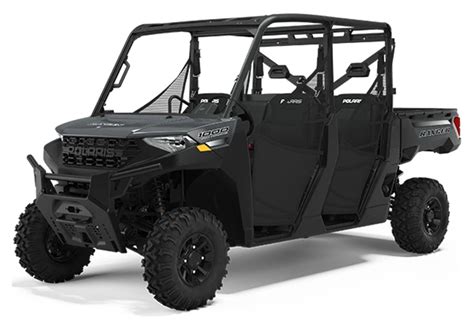 New 2021 Polaris Ranger Crew 1000 Premium Stealth Gray | Utility ...