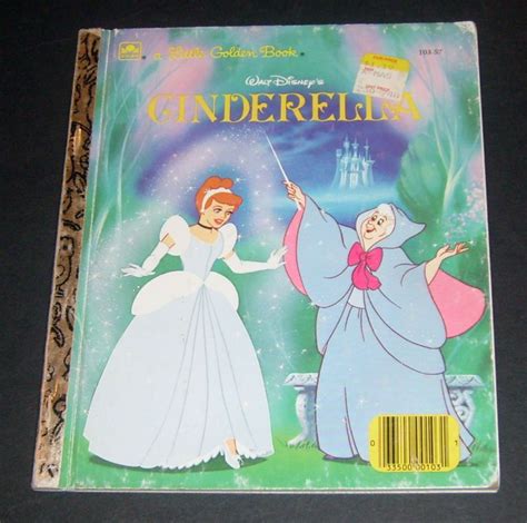 Little Golden Book Walt Disney's CINDERELLA 7th Edition | Little golden books, Disney princess ...