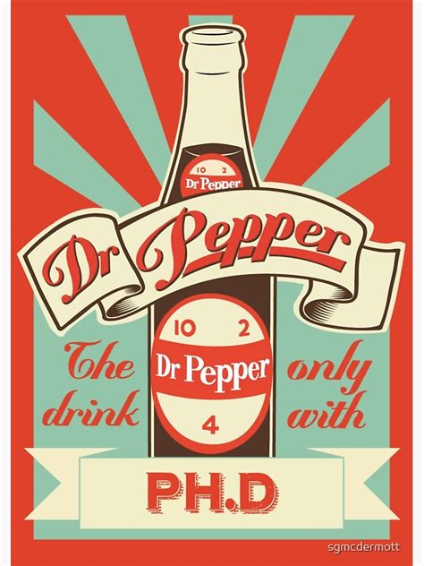 "Dr. Pepper Vintage" Poster by sgmcdermott | Redbubble