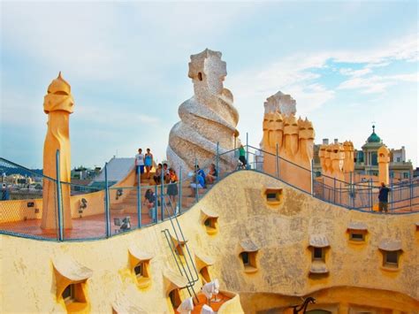 Antoni Gaudi Casa Mila Roof