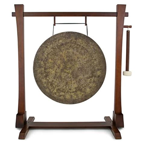 28" Chinese Gongs on the Spirit Guide Gong Stand - 28" Atlantis Gong/Includes Gong, Stand ...