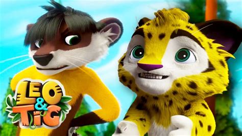 Leo and Tig 🦁 Off with the Feathered Ones 🐯 Funny Family Good Animated Cartoon for Kids - YouTube