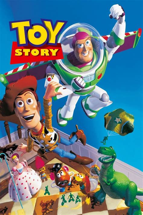 1995 Toy Story Movie Poster Print Woody Buzz Lightyear Andy Rex Disney ...