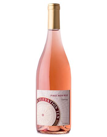 Elevation Ten - Products - 2021 Pinot Noir Rosé