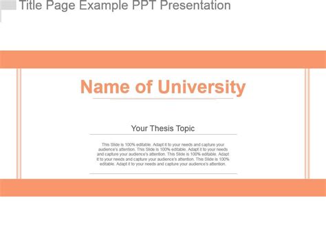 presentation name page