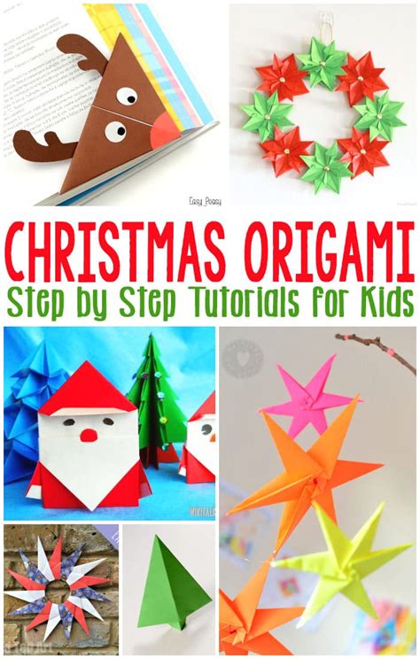 Christmas Origami for Kids - Easy Peasy and Fun