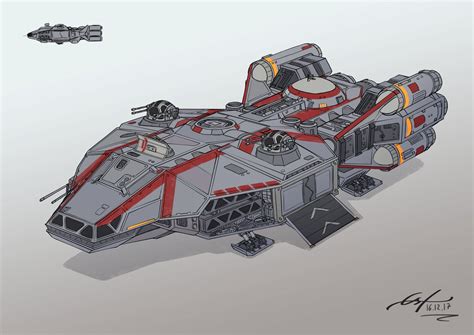 Star Wars Ship Design by Ferain | Star wars ships, Star wars ships ...