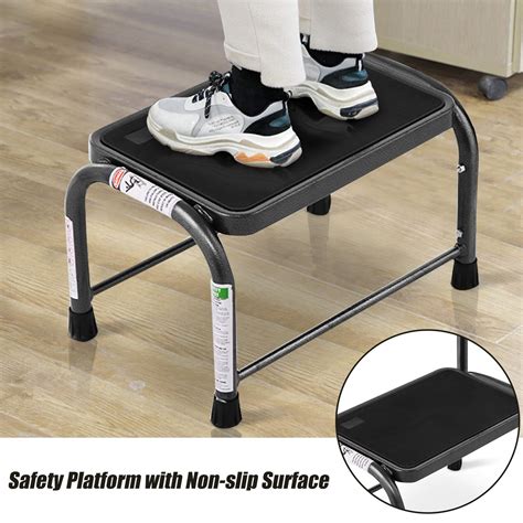 Giantex Step Stool with Handle, Medical Step Stool w/ Handle and Non ...