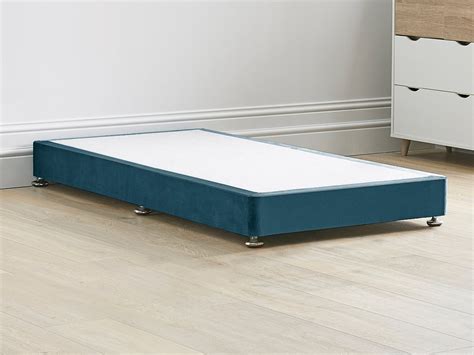 Low 8" Divan Bed Base on Chrome Glides - 11 Colours & 6 Sizes