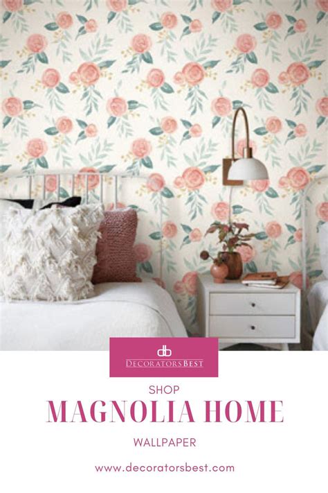 Magnolia Home Watercolor Roses Psw1013Rl Wallpaper in 2021 | Magnolia homes, Magnolia home ...