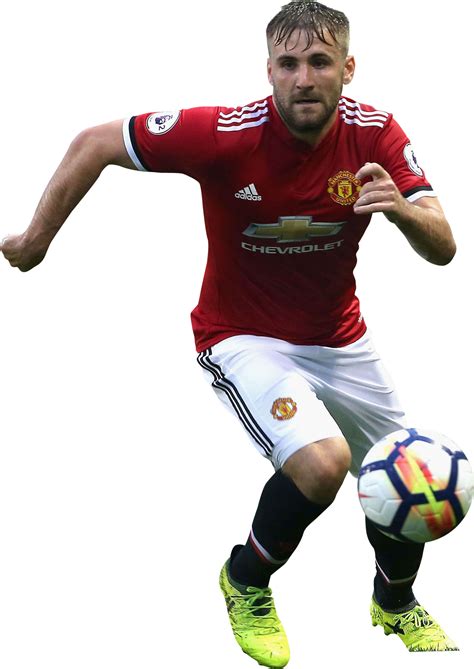 Luke Shaw Manchester United football render - FootyRenders