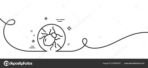 Mattress Bed Bugs Line Icon Continuous One Line Curl Hypoallergenic Stock Vector by ©Blankstock ...