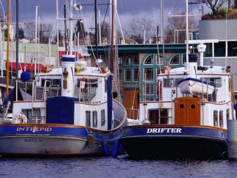 Lake Union Boats at Dock, Seattle, Washington, USA Photographic Print. @homelist | Lake union ...