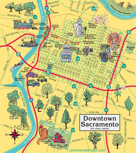 Discovering The Beauty Of Sacramento Area Through Its Map - Map Of The Usa