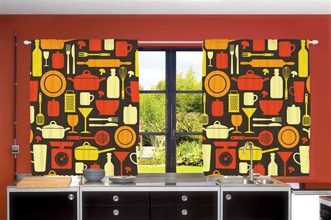 Dining Room Curtains, Kitchen Curtains, Kitchen Dining Room, Window Drapes, Panel Curtains ...