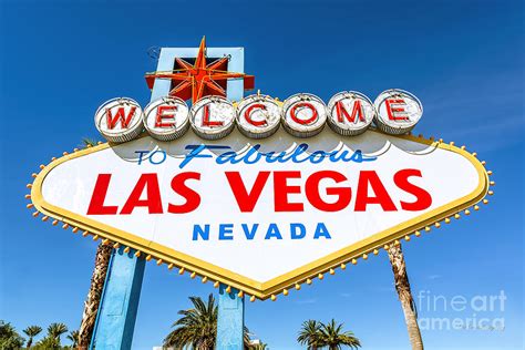 Welcome To Las Vegas Sign Vibrant Photograph by Aloha Art