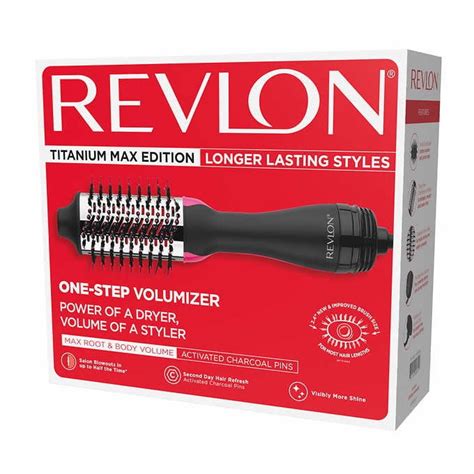 Revlon One-Step Hair Dryer and Volumizer Titanium Max Edition - Walmart.com - Walmart.com