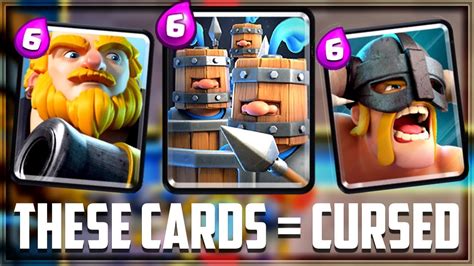 Clash Royale - THESE CARDS ARE CURSED! Troll Deck - YouTube