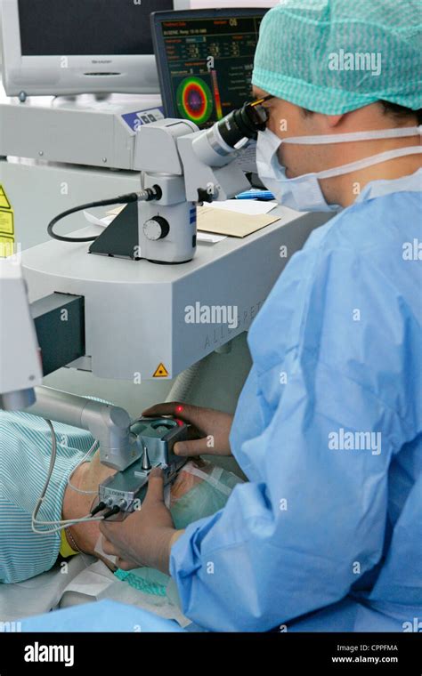 EYE LASER SURGERY Stock Photo - Alamy