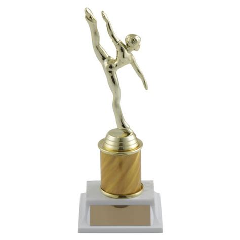 Modern Lyrical Dance Trophy with Customizable Column